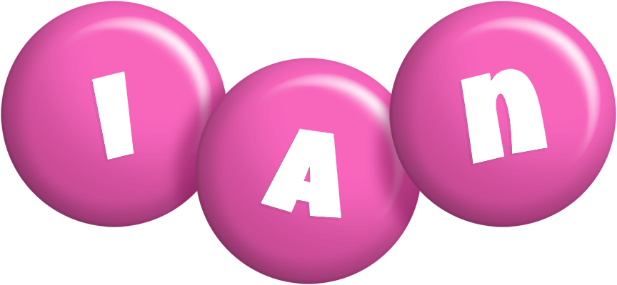 Ian candy-pink logo