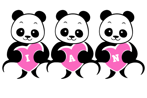 Ian love-panda logo