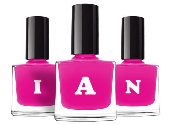 Ian nails logo