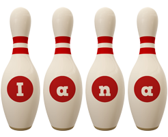Iana bowling-pin logo