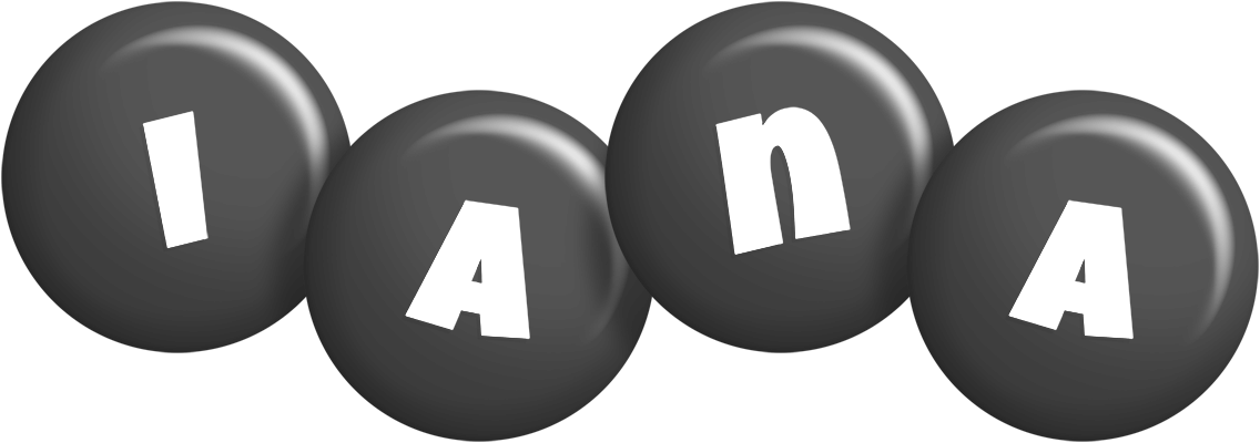 Iana candy-black logo