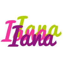 Iana flowers logo