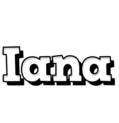 Iana snowing logo