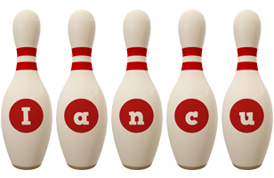 Iancu bowling-pin logo