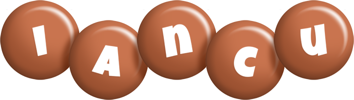 Iancu candy-brown logo