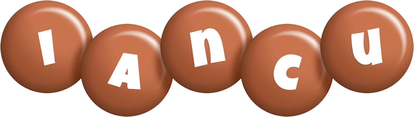Iancu candy-brown logo