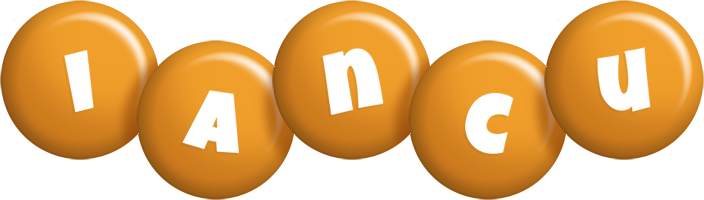 Iancu candy-orange logo