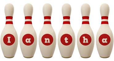 Iantha bowling-pin logo