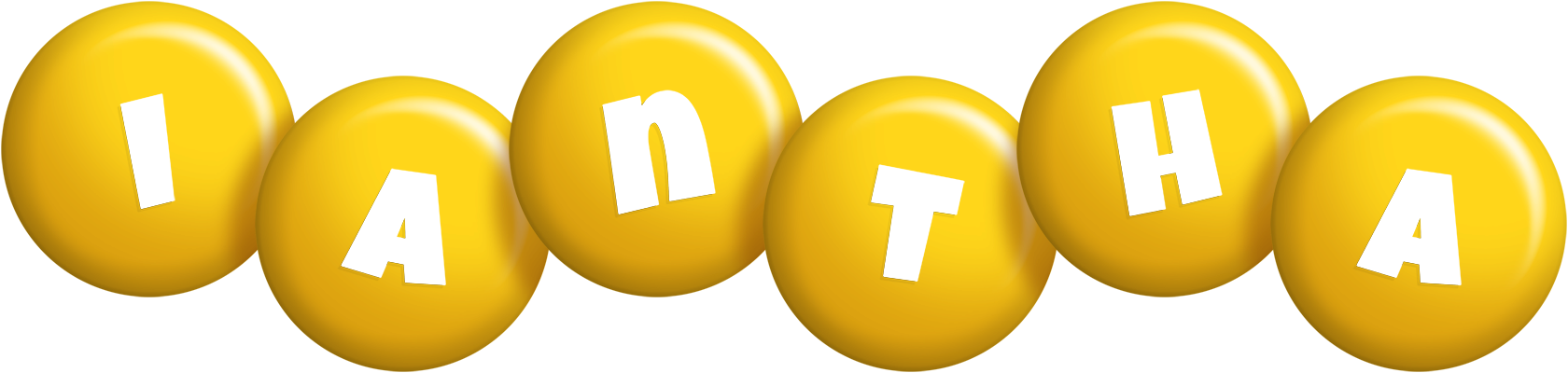 Iantha candy-yellow logo