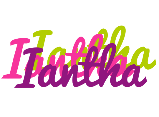 Iantha flowers logo