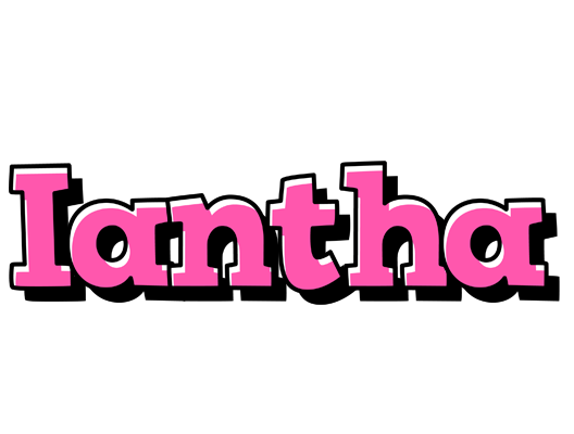 Iantha girlish logo