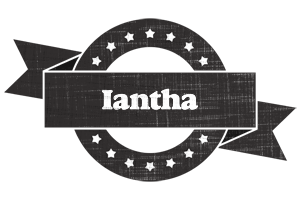 Iantha grunge logo