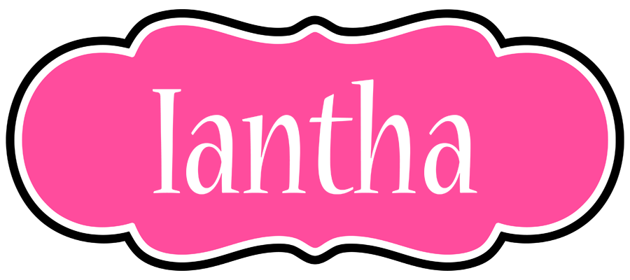 Iantha invitation logo