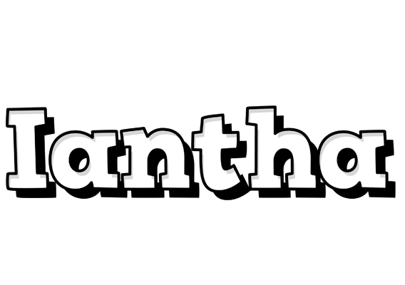 Iantha snowing logo