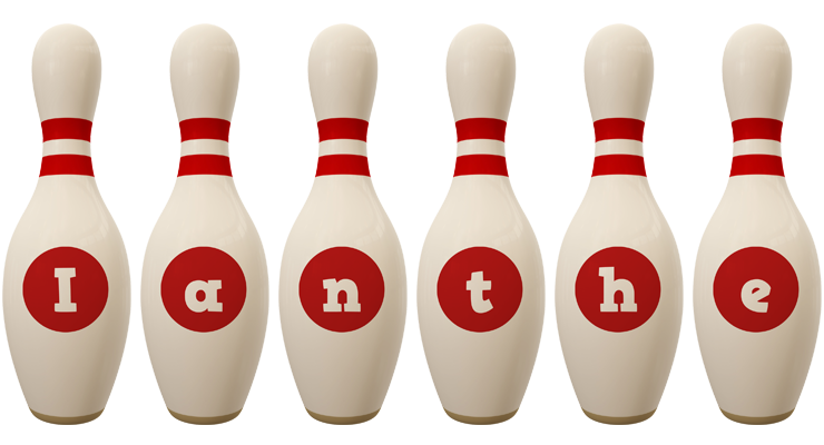 Ianthe bowling-pin logo