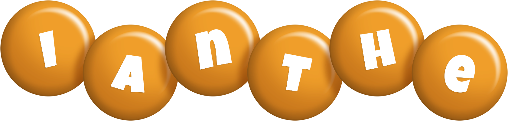 Ianthe candy-orange logo