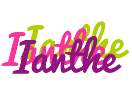 Ianthe flowers logo