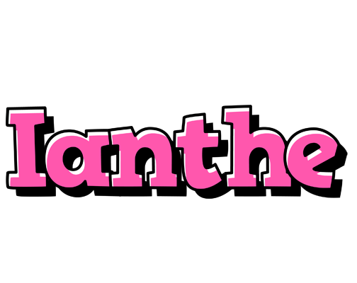 Ianthe girlish logo