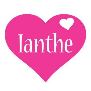 Ianthe love-heart logo