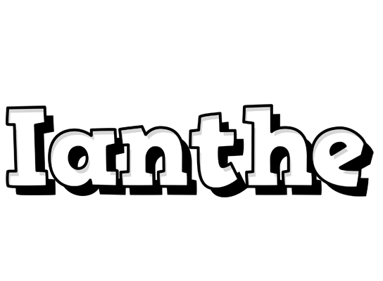 Ianthe snowing logo