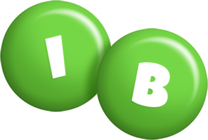 Ib candy-green logo