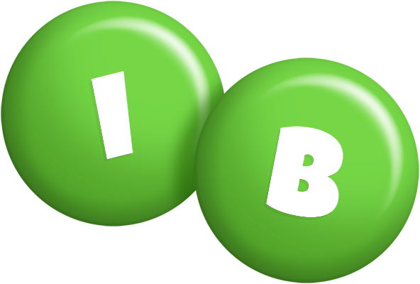 Ib candy-green logo