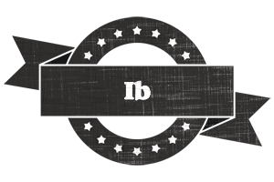 Ib grunge logo