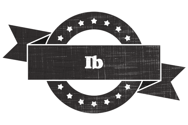 Ib grunge logo