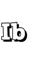 Ib snowing logo