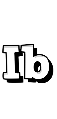 Ib snowing logo