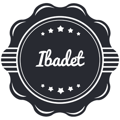 Ibadet badge logo