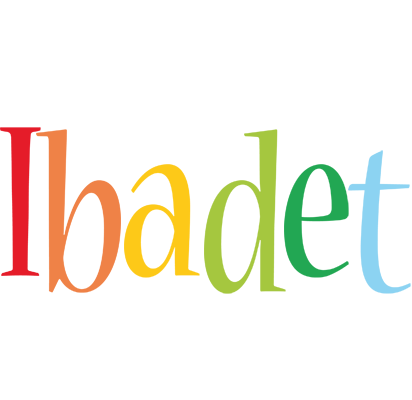 Ibadet birthday logo
