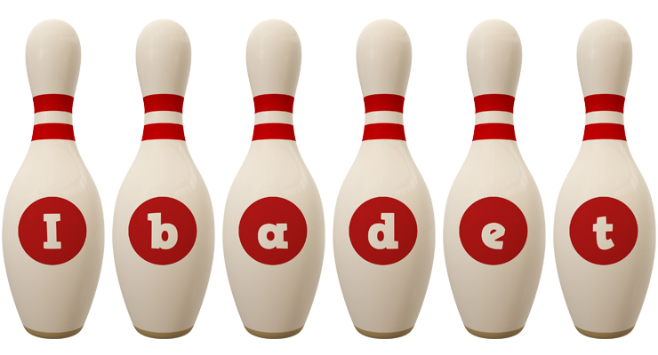 Ibadet bowling-pin logo