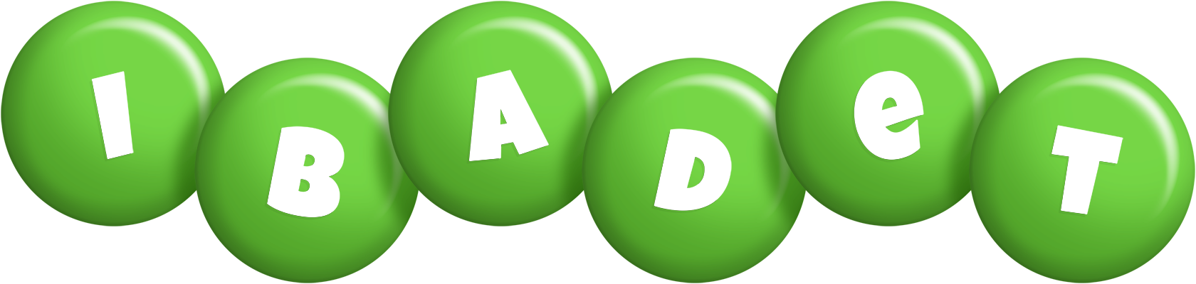 Ibadet candy-green logo