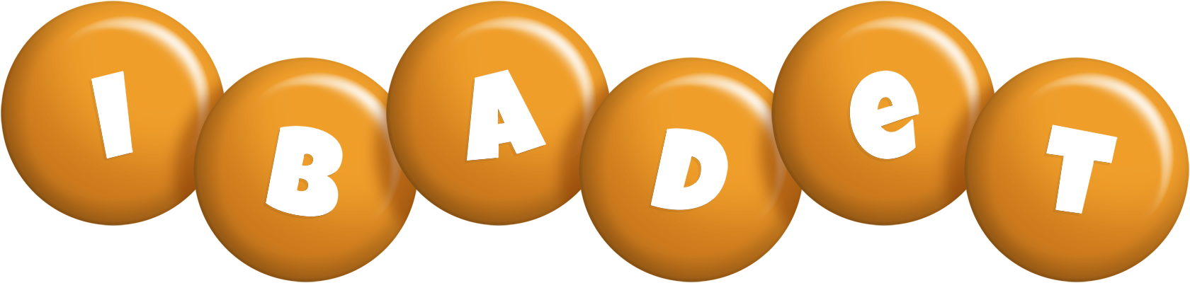 Ibadet candy-orange logo