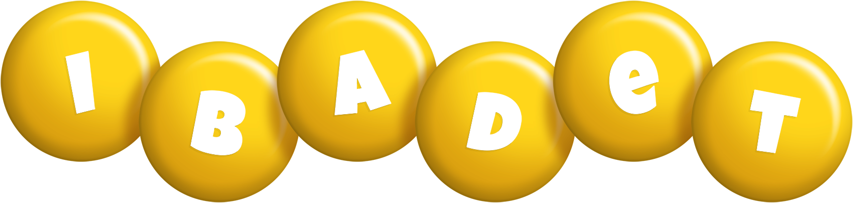 Ibadet candy-yellow logo