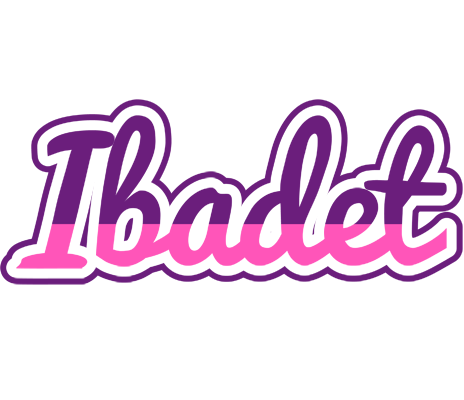 Ibadet cheerful logo