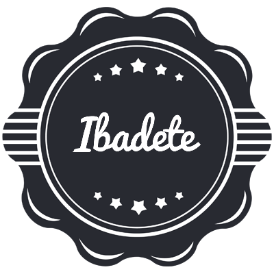 Ibadete badge logo