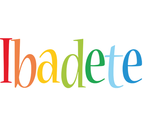 Ibadete birthday logo