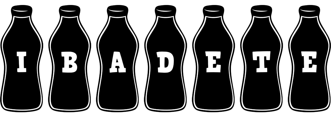 Ibadete bottle logo