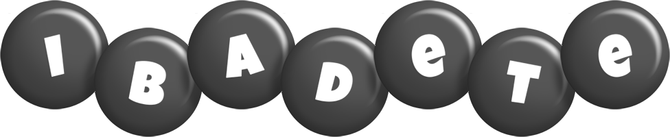 Ibadete candy-black logo