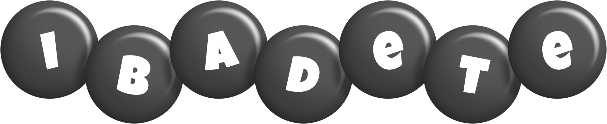 Ibadete candy-black logo