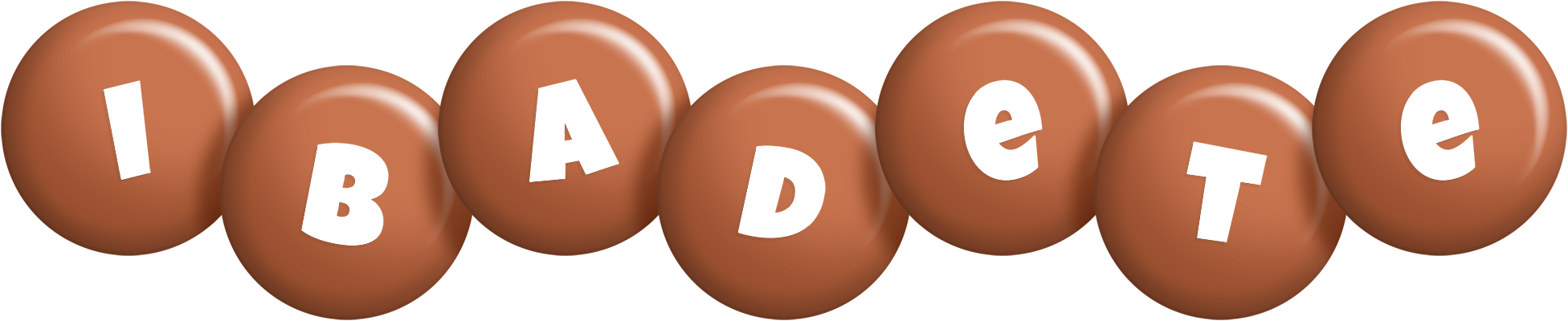 Ibadete candy-brown logo