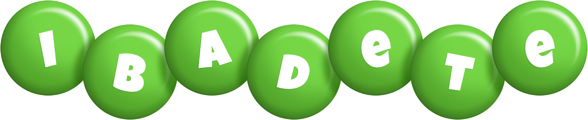 Ibadete candy-green logo