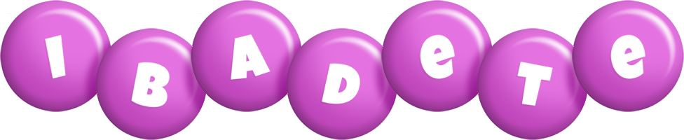 Ibadete candy-purple logo