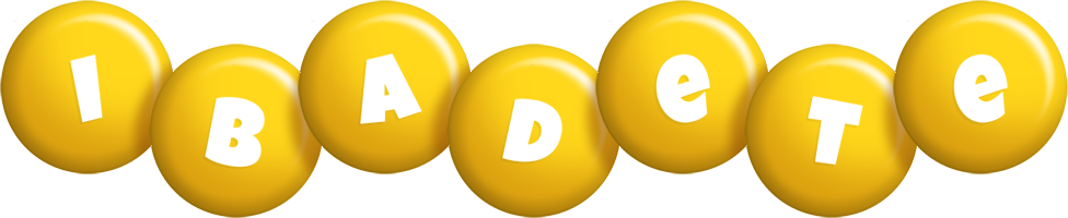 Ibadete candy-yellow logo