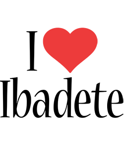 Ibadete i-love logo
