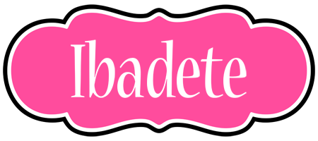 Ibadete invitation logo