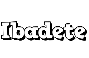 Ibadete snowing logo