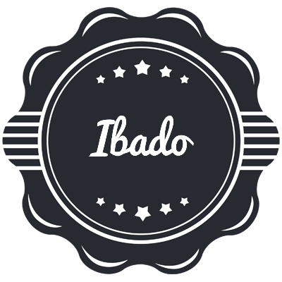Ibado badge logo